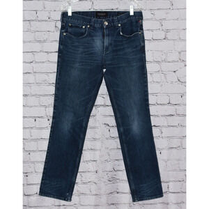 PacSun Curvy Straight-Leg Slim Blue Denim Jeans Size 30